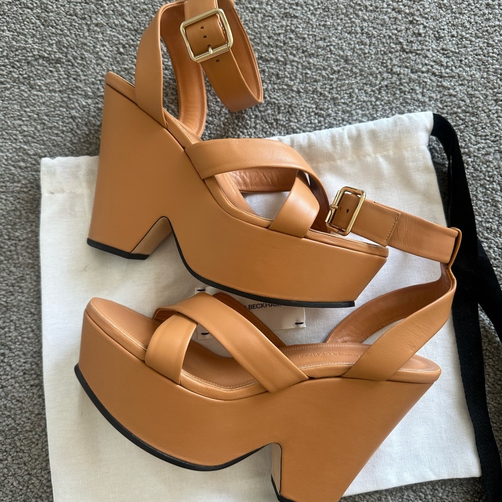 Women's Tan Platform Sandals